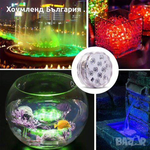 Многоцветни водоустойчиви лампи за аквариум, снимка 8 - Други - 40650831
