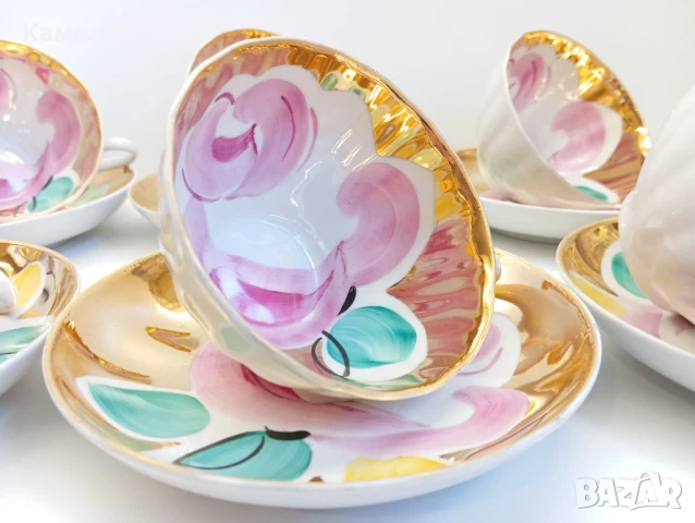 Руски порцелан , снимка 3 - Чаши - 50906287