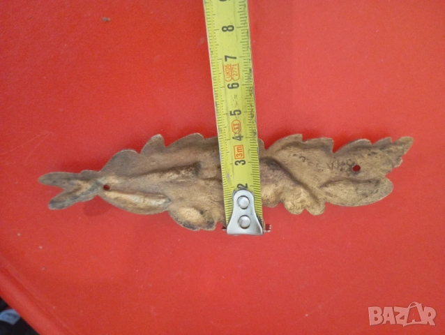 стара метална апликация,обков, снимка 3 - Други ценни предмети - 53075480