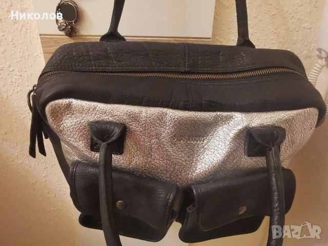 Чанта от естествена кожа PAUL MARIUS, снимка 4 - Чанти - 52599598