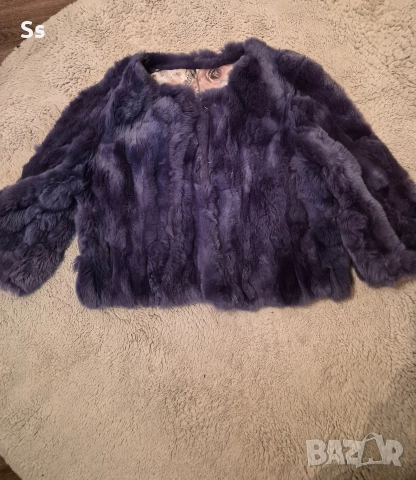 Ново късо палто от естествен косъм, снимка 2 - Палта, манта - 52965548