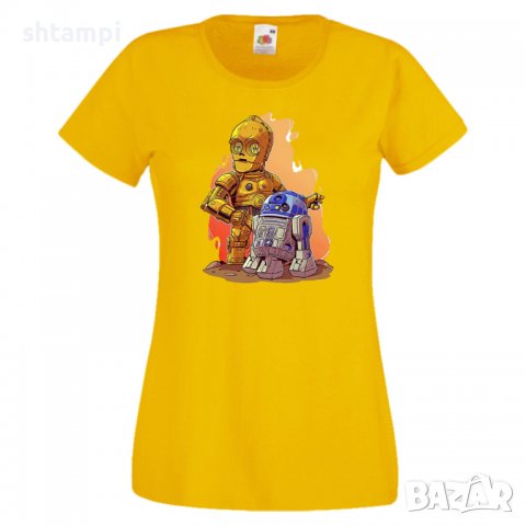 Дамска тениска Star Wars R2-D2 & C3PO Игра,Изненада,Подарък,Геймър,, снимка 11 - Тениски - 36790124