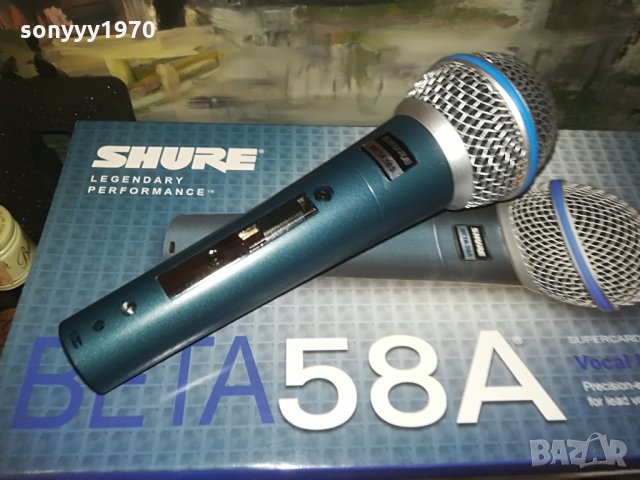 shure beta sm58s-VOCAL-profi microphone-внос швеицария, снимка 10 - Микрофони - 28533361