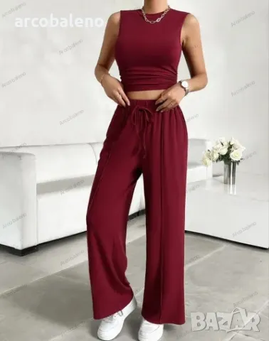 Дамски ежедневен комплект от две части, 5цвята , снимка 2 - Комплекти - 49422053