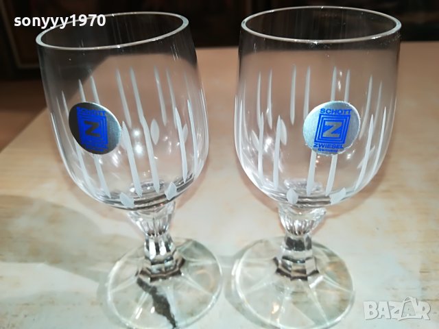 немски кристални чаши 2бр 2402231550, снимка 5 - Колекции - 39791833