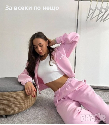 Nike Дамски Розов Спортен Комплект🔝Дамски Спортен Екип Найк Код LFS723, снимка 3 - Спортни екипи - 51928061