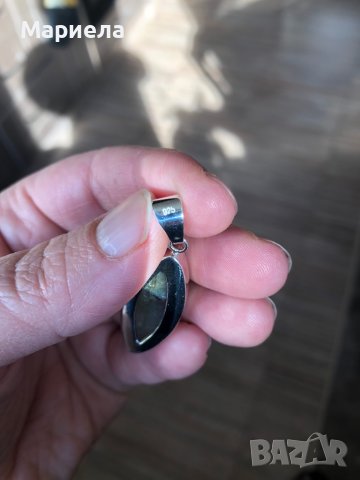 Сребърен медальон, снимка 3 - Колиета, медальони, синджири - 43004953