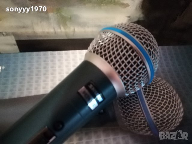 shure beta 58s-profi microphone-внос швеицария, снимка 2 - Микрофони - 29008386