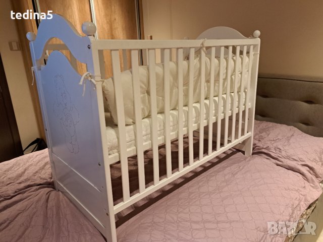 Детско легло с матрак, снимка 4 - Бебешки легла и матраци - 43151075