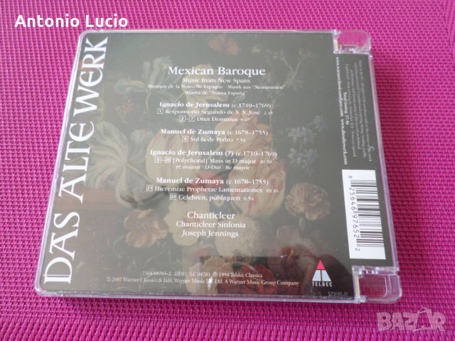Mexican Baroque Music from New Spain , снимка 3 - CD дискове - 35443457