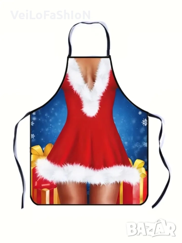 Нова коледна забавна готварска престилка Снежанка , снимка 2 - Коледни подаръци - 52733941