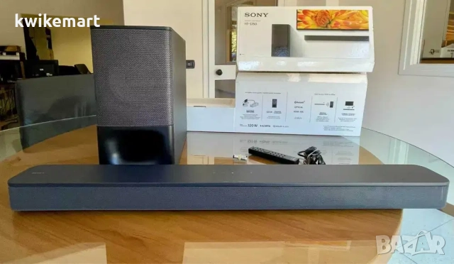 Саундбар Sony HT-S350 с Безжичен Събуфър - Мощен звук и бас