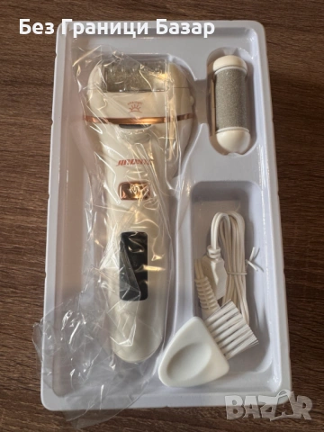 Нова електрическа пила за крака Акумулаторен уред за премахване на мазоли с два ролера, снимка 4 - Други - 53204806