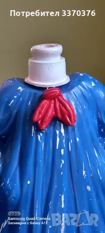 Ръчно, рисувана порцеланова бутилка-Италия, снимка 4 - Колекции - 49630842