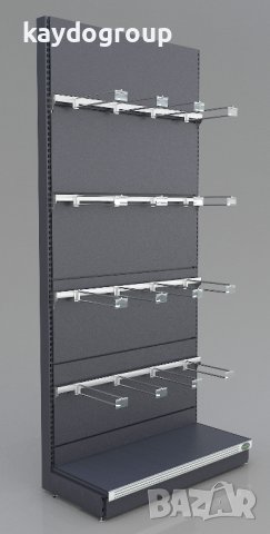 Крайстенен и островен метален стелаж - НАЛИЧНИ, НОВИ RAL7016 TXT МАТ, снимка 15 - Стелажи и щандове - 43712314
