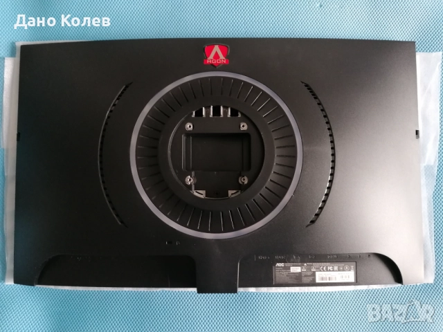 Монитор Gaming QLED VA AOC Agon AG273QCX 27"QHD, 1ms, 144Hz, Freesync, снимка 7 - Монитори - 52889777