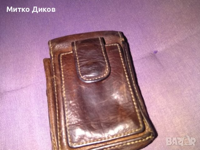 Калъвче за запалка и документи-карти Ардино  естествена кожа 100х65мм, снимка 3 - Портфейли, портмонета - 39613033