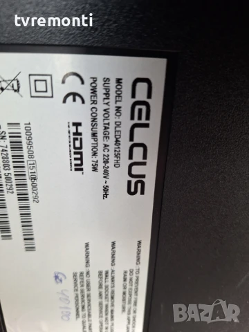 MAIN BOARD ,17MB82S,for 40inc DISPLAY VES400UNDS-2D-N11 for Celcus DLED40125FHD, снимка 6 - Части и Платки - 50639275