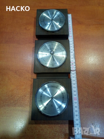 Метеорологична Станция ТЕРМОМЕТЪР,БАРОМЕТЪР И ХИГРОМЕТЪР ВНОС ОТ ГЕРМАНИЯ, снимка 8 - Други - 52913444