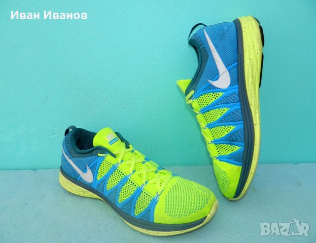 маратонки Nike Flyknit Lunar 2 Volt  номер 45, снимка 1 - Маратонки - 32796393