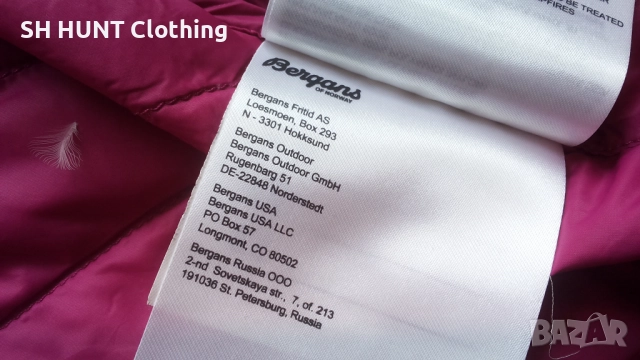 Bergans of NORWAY JOSTEN DOWN Youth Girl Jacket Размер 13-14 г / 164 см детско пухено яке 47-66, снимка 16 - Детски якета и елеци - 52825594