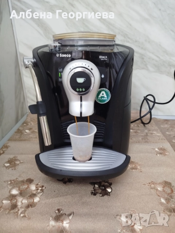 Кафе автомат Saeco Black Giro plus, снимка 6 - Кафемашини - 51843310