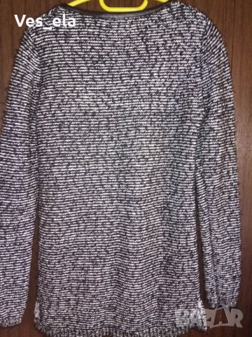 страхотна плътна блуза с джобче черно и бяло Calvin Klein, снимка 7 - Блузи с дълъг ръкав и пуловери - 27969506