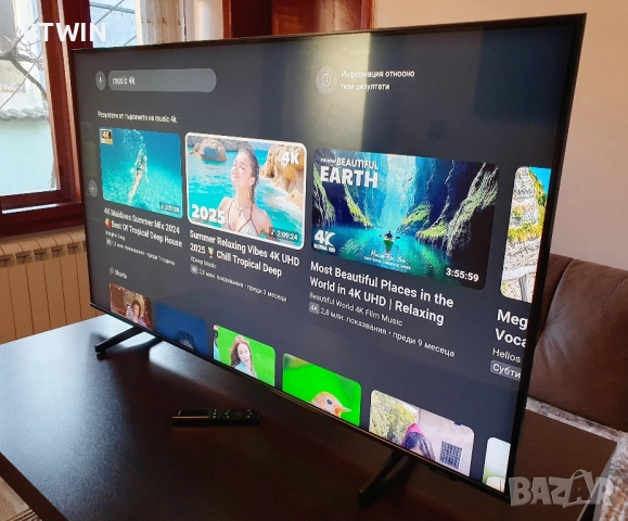 Телевизор - Samsung 50 ИНЧА - QLED - SMART - 4K - Ultra HD !, снимка 10 - Телевизори - 52533464