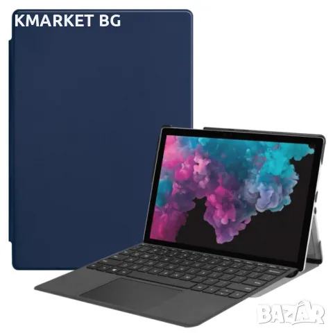 Microsoft Surface Pro 6/5/4 Кожен Калъф и Протектор, снимка 6 - Калъфи, кейсове - 49177271