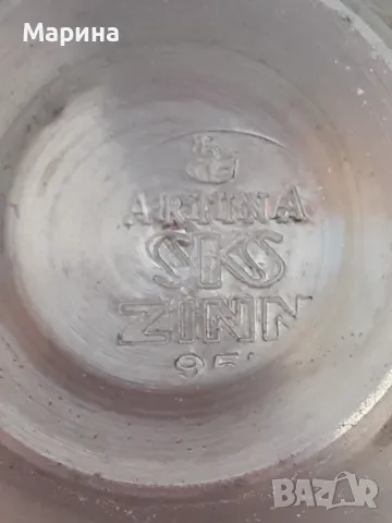 Чаши за вино и ракия 150 мл от калай Antik*Vintage#67, снимка 6 - Чаши - 48510562