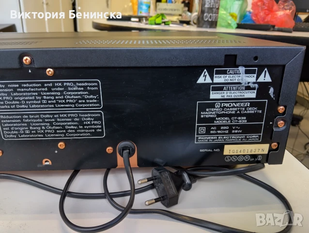 Перфектен Pioneer CT 939, снимка 10 - Декове - 50853369