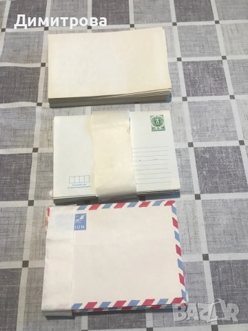 Стари пликове за писма, пликове за телеграми, бланки за писма, снимка 2 - Други ценни предмети - 42911182