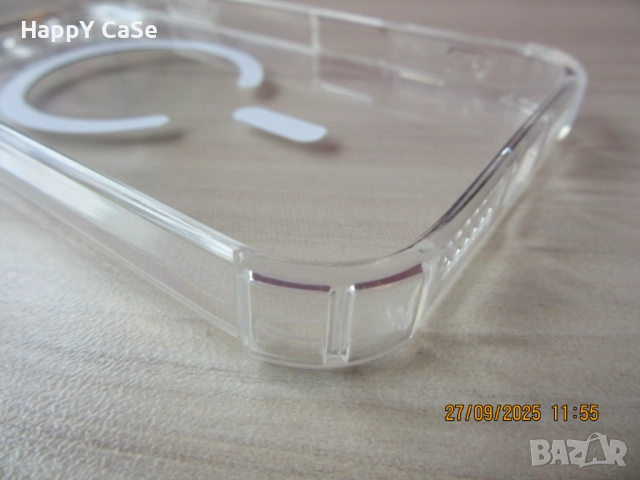 Apple iPhone 17 / Pro / Max / Air / Удароустойчив MagSafe силиконов кейс гръб калъф, снимка 11 - Калъфи, кейсове - 51812885