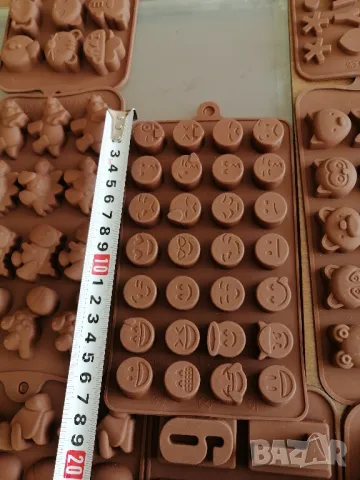 Силиконови форми за шоколад и украса, снимка 9 - Форми - 47865539