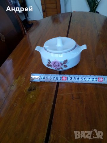 Стара порцеланова захарница #2, снимка 3 - Други ценни предмети - 28532825