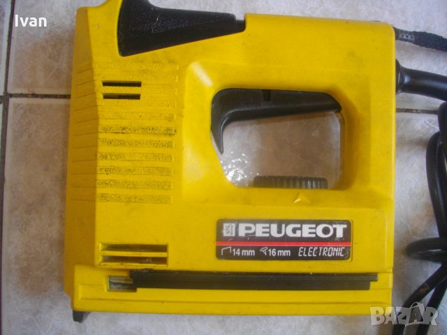 Пежо-Професионален-Електрически Такер-Дърводелски-Отличен-14-16 мм-PEUGEOT ELECTRONIC