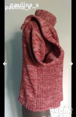 Три броя / Жилтека с цип и висока яка / праскова, меланж, синя / "Priority", "Vero Moda", " , снимка 9 - Жилетки - 17378429