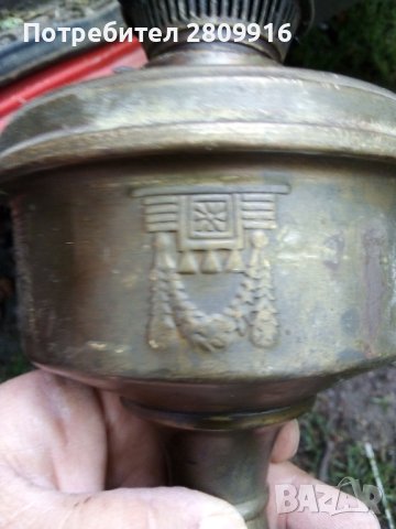 Стара газова лампа , снимка 1 - Антикварни и старинни предмети - 40850955