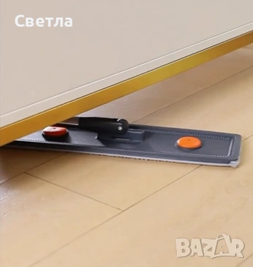 Комплект Нов, за почистване, с моп и кофа, тънък, с разделение за сухо и мокро - € 18, снимка 4 - Други стоки за дома - 53200378