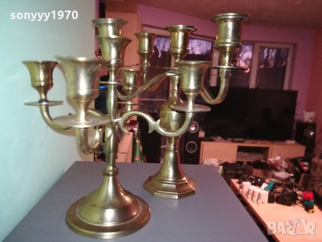 GOLD-СВЕЩНИЦИ ОТ ШВЕЦИЯ 2412210917, снимка 4 - Антикварни и старинни предмети - 35232079