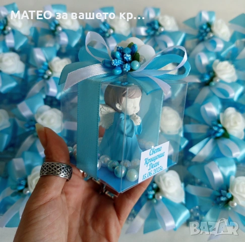 Ангелче в кутийка, снимка 2 - Подаръци за кръщене - 53282049