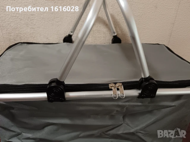 Хладилна чанта Faltbarer Thermo-Einkaufskorb Сгъваема пазарска кошница за пикник плаж, снимка 9 - Хладилни чанти - 51159655