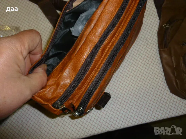 продавам голям обем кожена чанта през рамо, снимка 3 - Чанти - 49010010