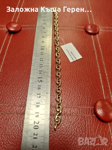 Златна гривна 5.26гр.14к, снимка 2 - Гривни - 53323524
