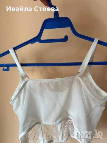 Красив бял корсет, снимка 2 - Корсети, бюстиета, топове - 49887796