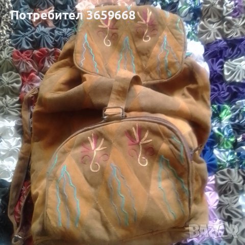 Бродирана раница , снимка 2 - Раници - 40653481