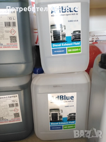 Добавка AdBlue за дизелови автомобили Адблу 5л и 10 л, снимка 2 - Аксесоари и консумативи - 52421133