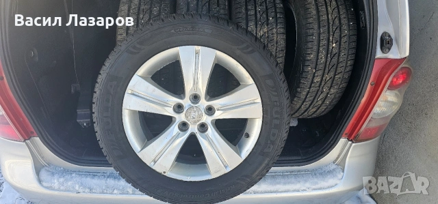 лети джанти 17ки КИА Спортич и Хюндай със зимни гуми фулда 235/55/17 ДОТ 2920.