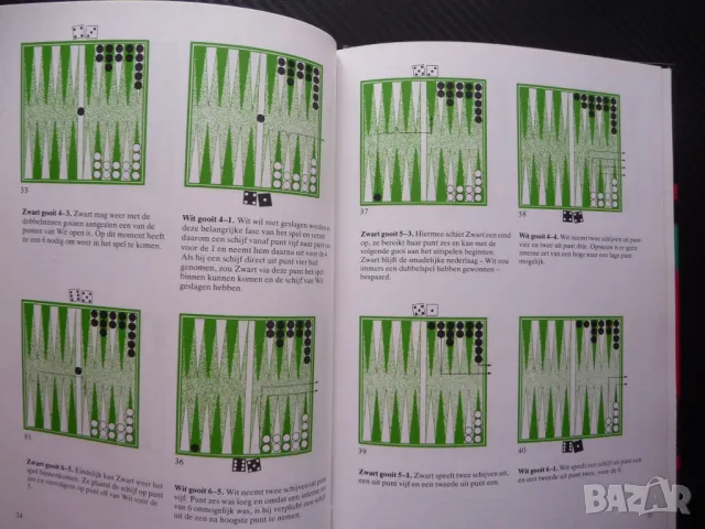 Backgammon Да играем табла правила видове игра тапа гюлбара права твурди корици, снимка 4 - Други - 47953260