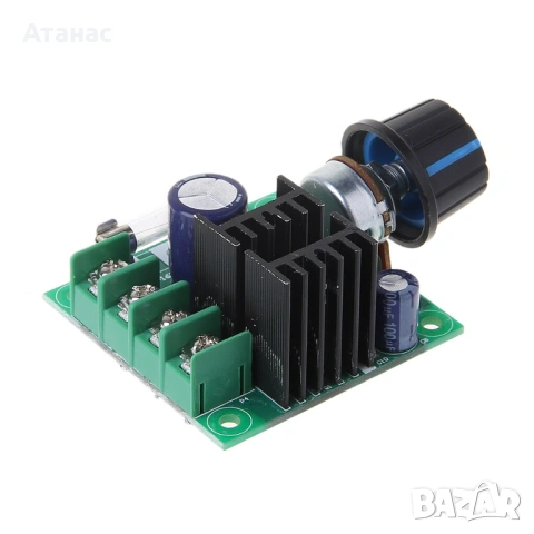 Димер 10A DC 12V-40V PWM фазов регулатор с предпазител, снимка 4 - Друга електроника - 53465035